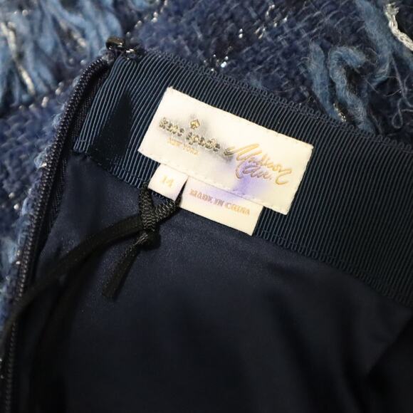 Kate Spade Madison Ave Joelle Tweed Tiered Skirt Size 14 - Picture 7 of 7